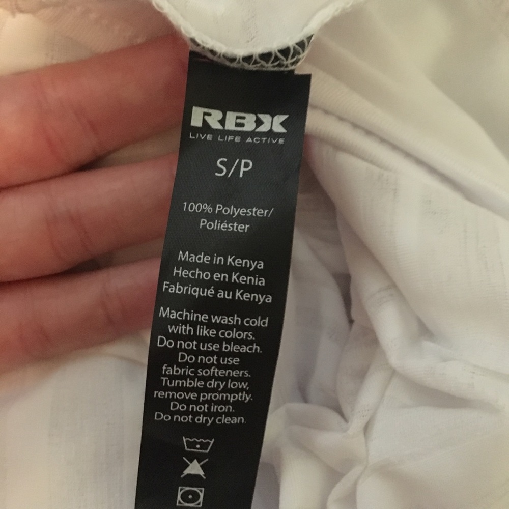 White Reebok Top - Picture 3 of 3
